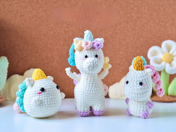 無料のユニコーンかぎ針編みパターン 20 選 - あみぐるみ、ヘッド
