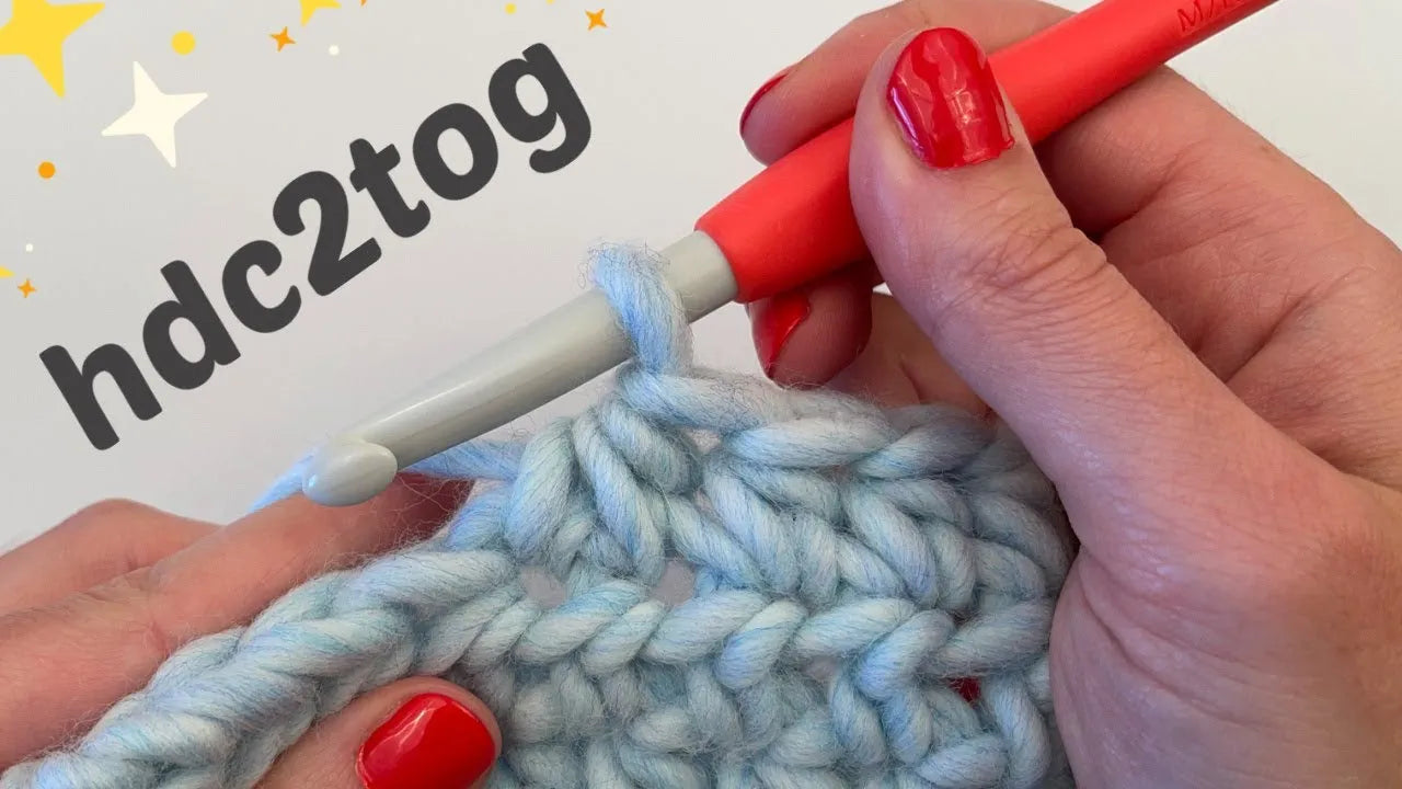 How to Half Double Crochet Two Together: Step by Step Guide HiCrochet