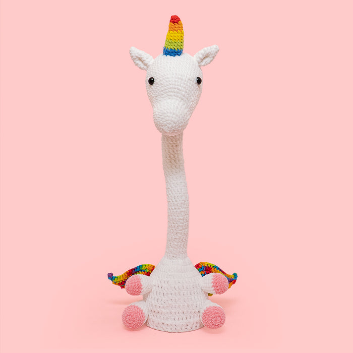 Dancing Unicorn Animal Can Sing and Dance Cute Crochet Kit