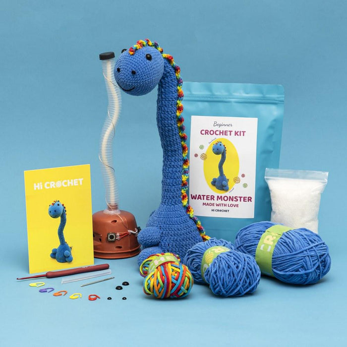 Smart Water Monster Animal Can Sing and Dance Cute Crochet Kit