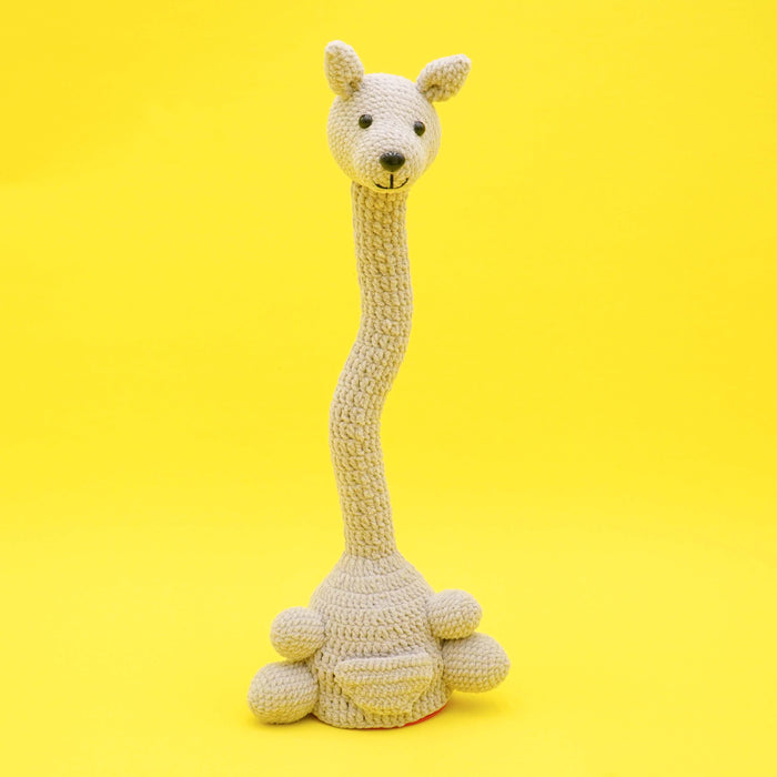 Smart kangaroo Animal Can Sing and Dance Cute Crochet Kit