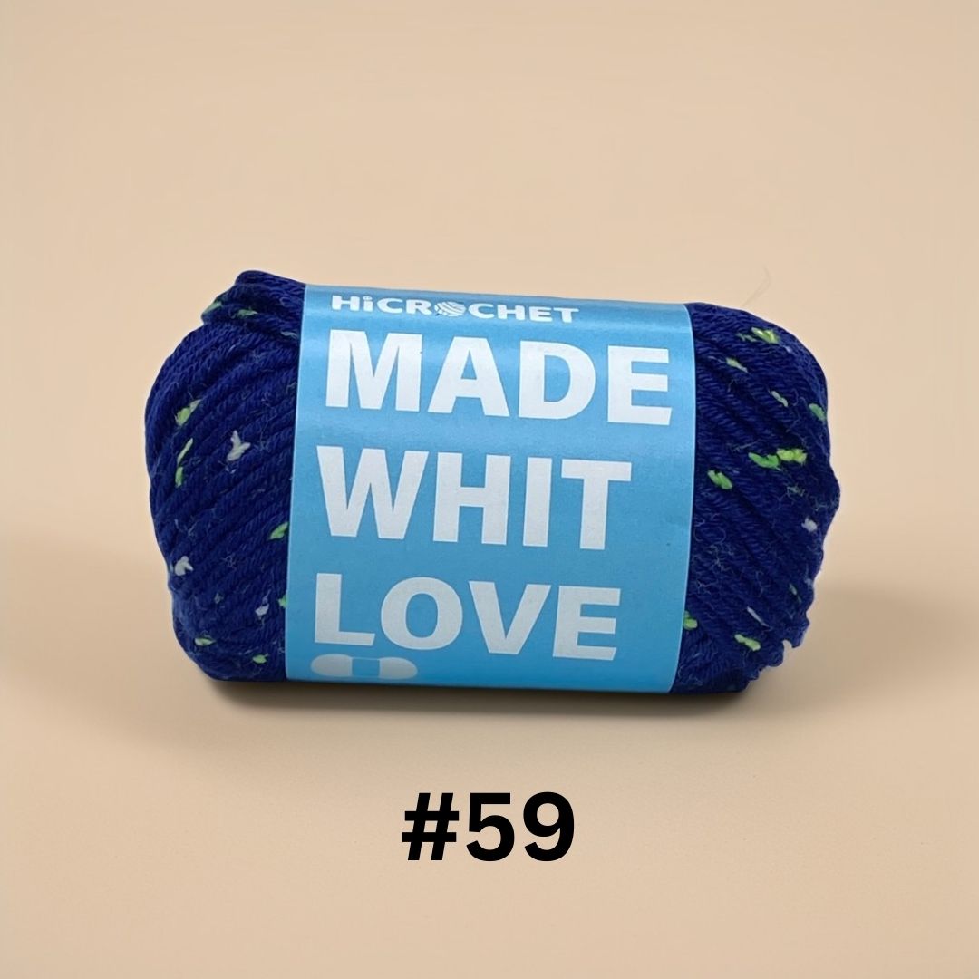 Crochet Yarn DDC-1(60% cotton, 40% acrylic & 100m)