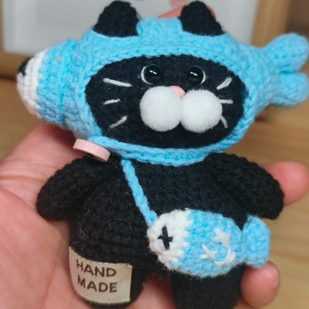 キャット・スクワッド - 黒猫のかぎ針編みパターン