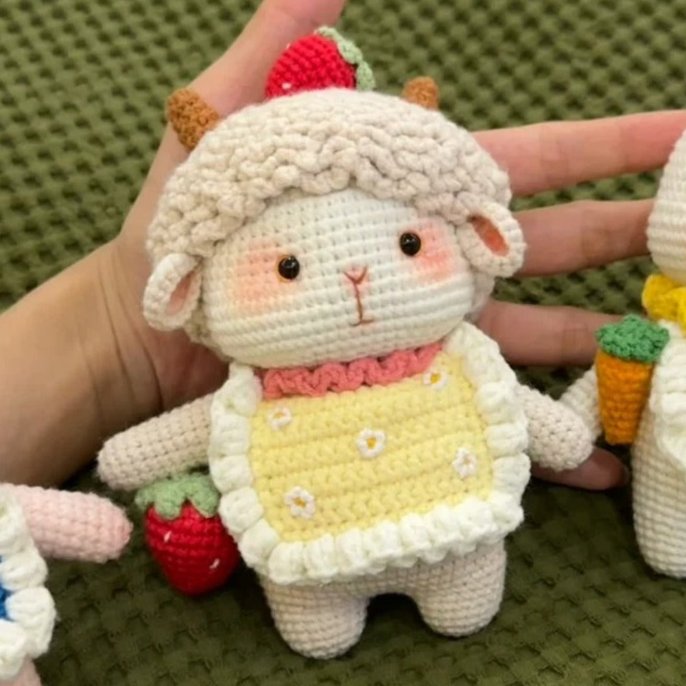 Strawberry Sheep Crochet Pattern