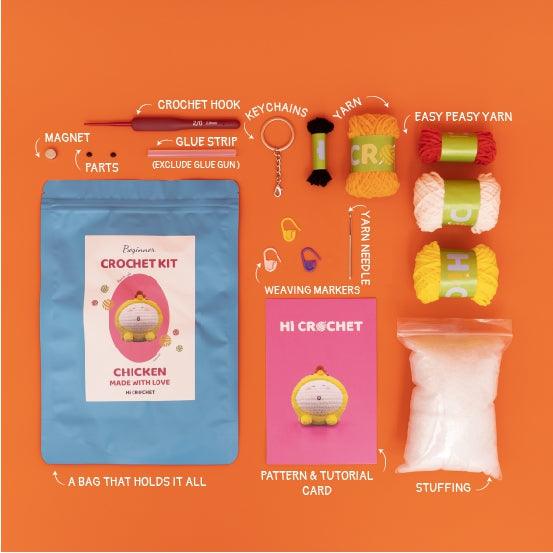12 Chinese Zodiac Chick Crochet Kit - HiCrochet