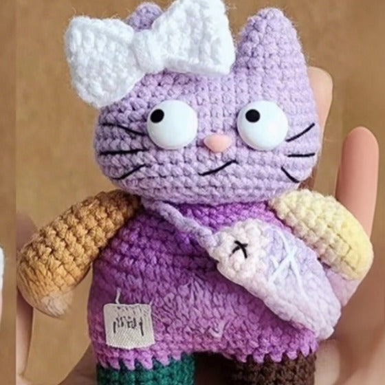 Cat Squad - Silly cat Crochet Pattern