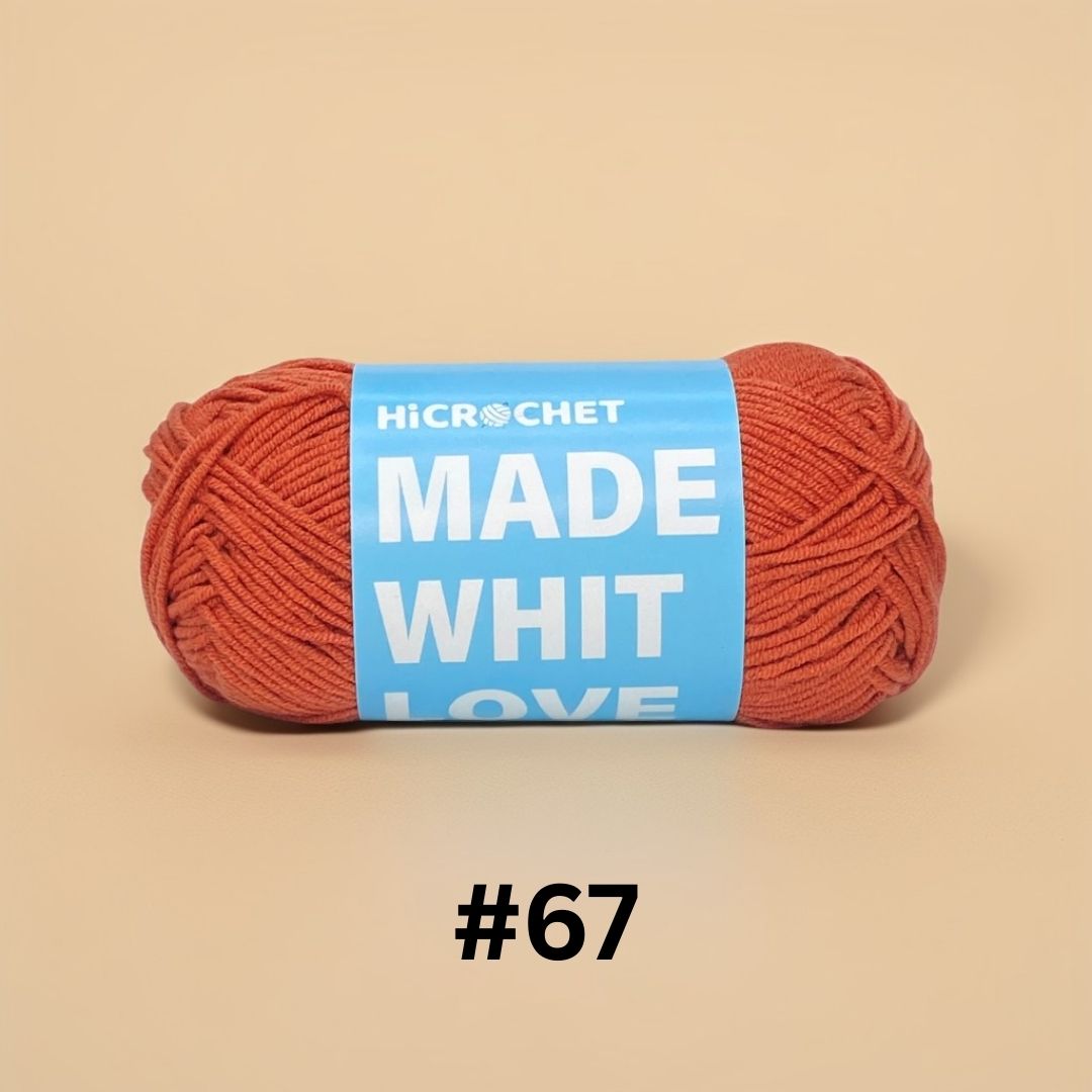 Crochet Yarn MWW-1(60% cotton, 40% acrylic & 128m)