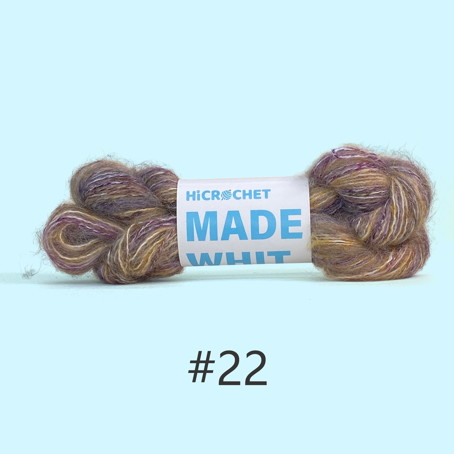 Crochet Yarn MHM-2(100%Silk Mohair & 160m)