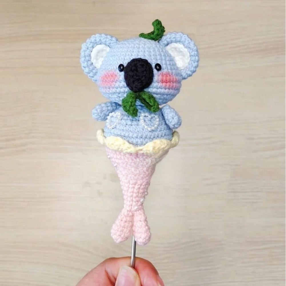 コアラ マーメイド かぎ針編みパターン