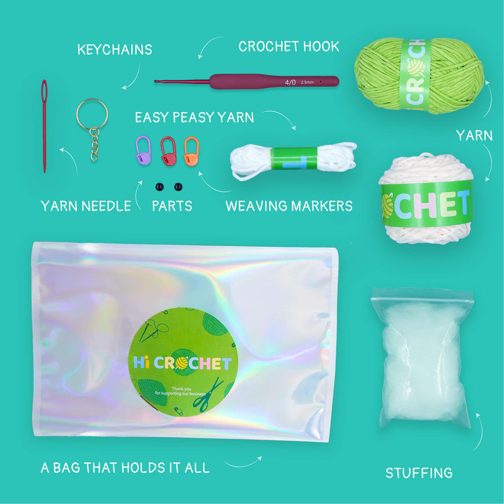 Best Crochet Frog Animal Kits for Beginners Starter Learn to