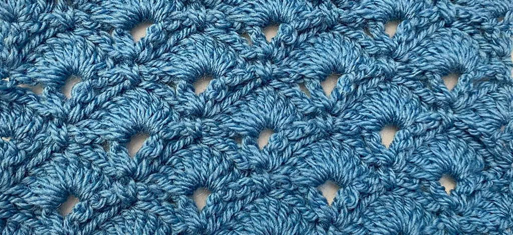 How to Crochet the Fan Stitch