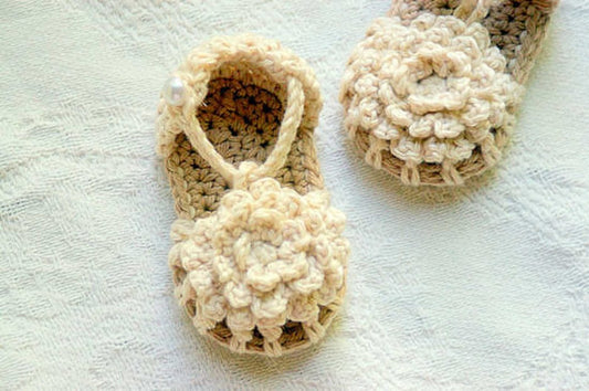 Free Baby Sandal Crochet Pattern