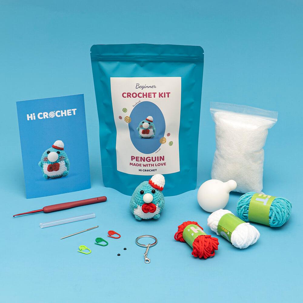  Crochet Animal Kit, DIY Crochet Kit For Beginners