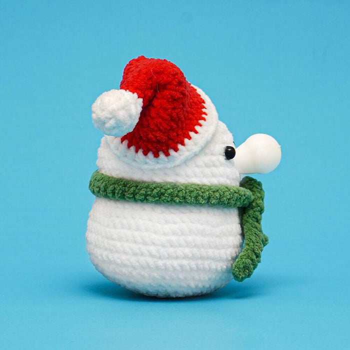 Press Bubble Animals Bubble Snowman Crochet Kit