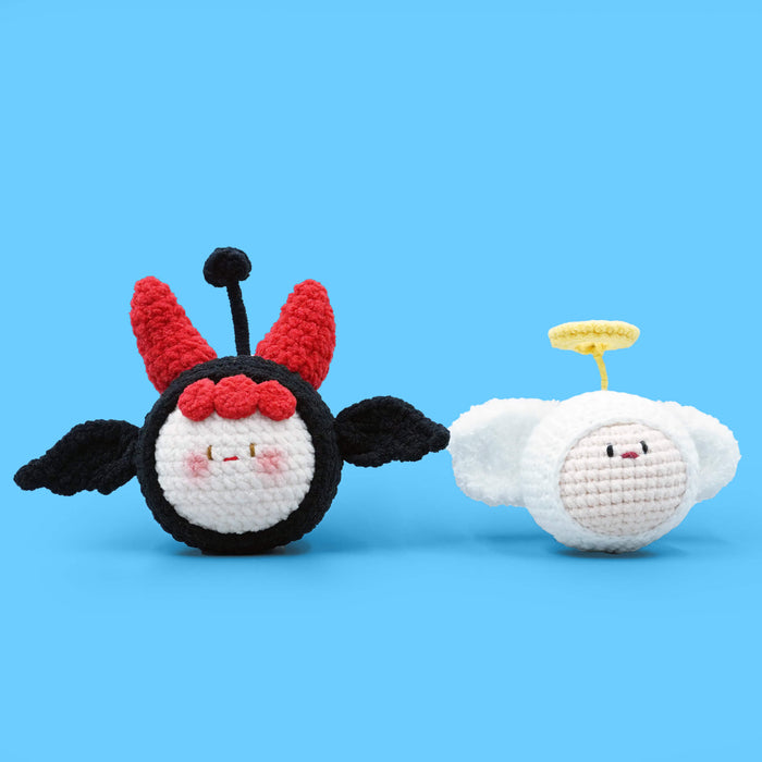 Crochet Halloween With Evil And Angel