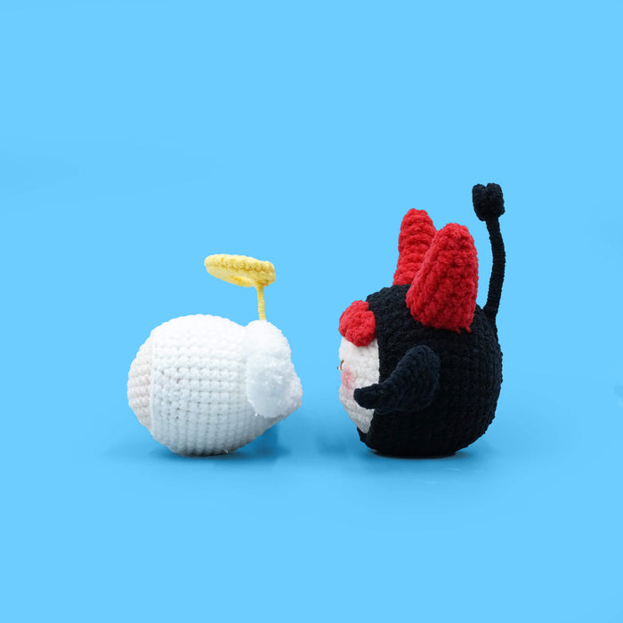 Crochet Halloween With Evil And Angel