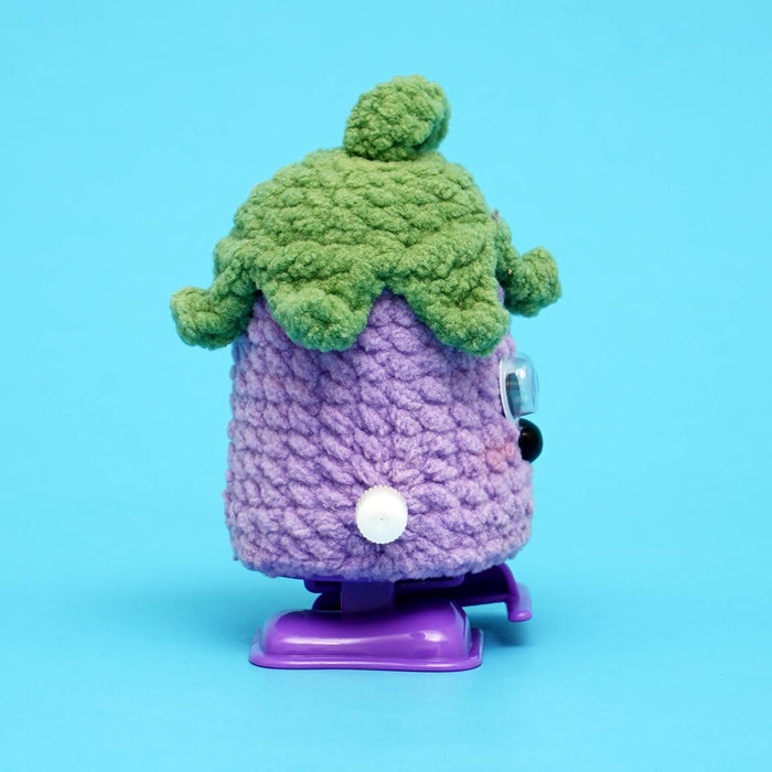 Walking Crafts Knitted Eggplant Vegetables Crochet Kit