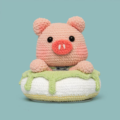 Cute Donut Pig Crochet Kit - HiCrochet