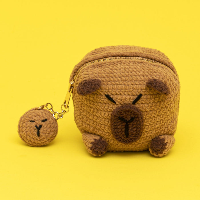 Intermediate Capybara Wallet Crochet Kit