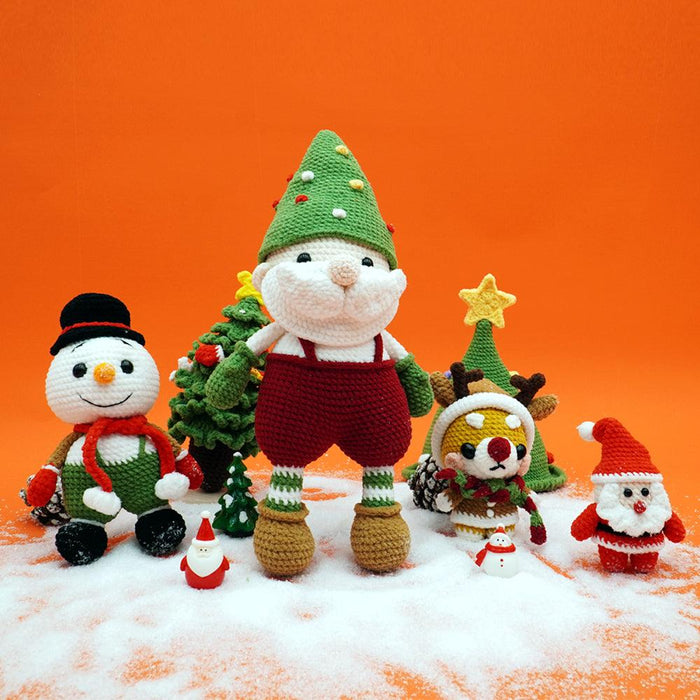 Crochet Christmas Shiba, Santa, Snowman, Tree and Hat Amigurumi Christmas Animals Gift