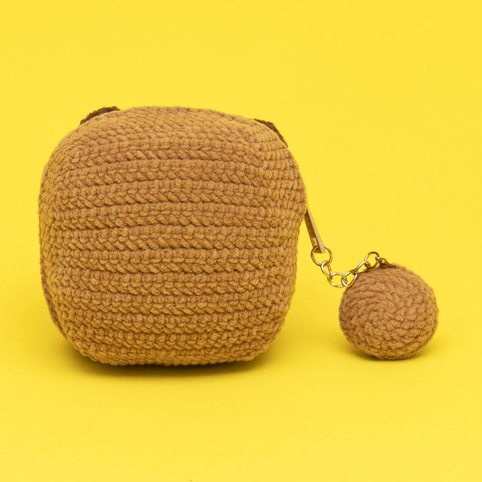 Intermediate Capybara Wallet Crochet Kit