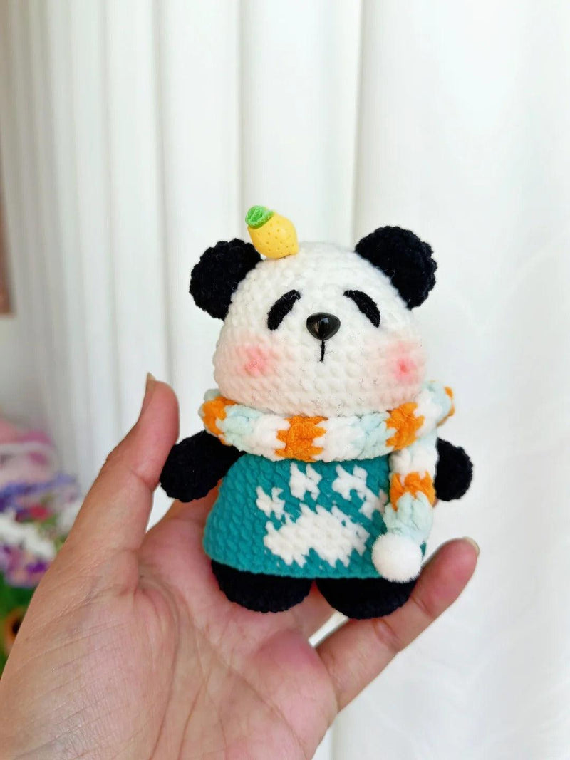 Crochet Pattern: Cute Panda Hat