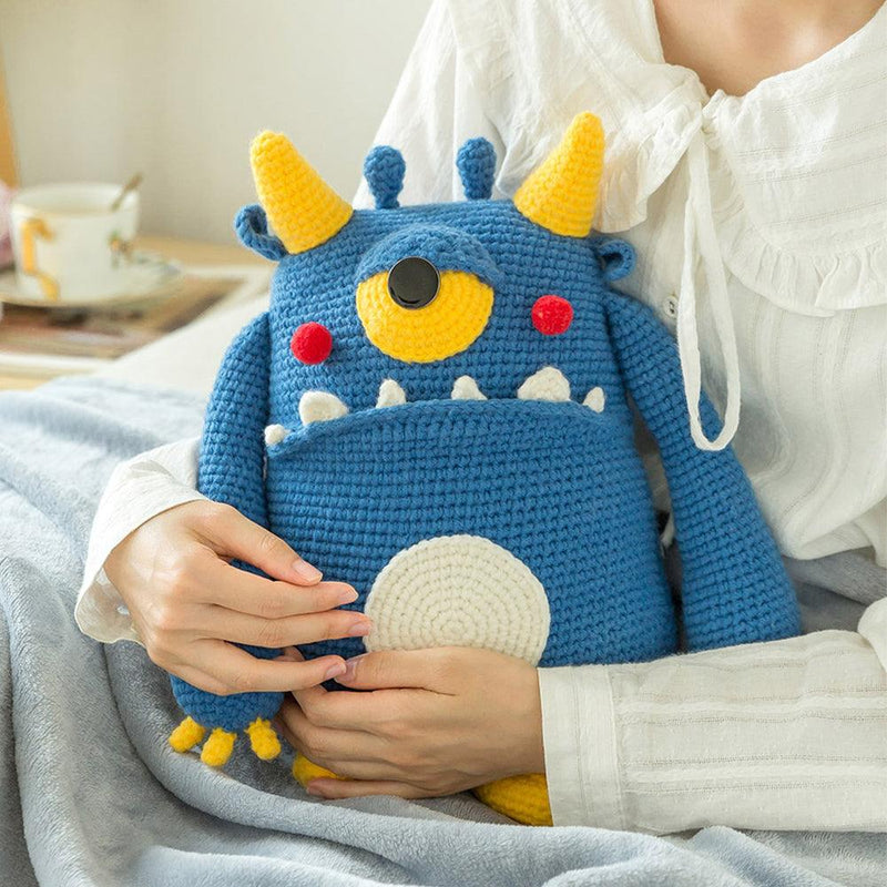 Amigurumi Animal Monster Pillow Blanket Crochet Kit Hi Crochet
