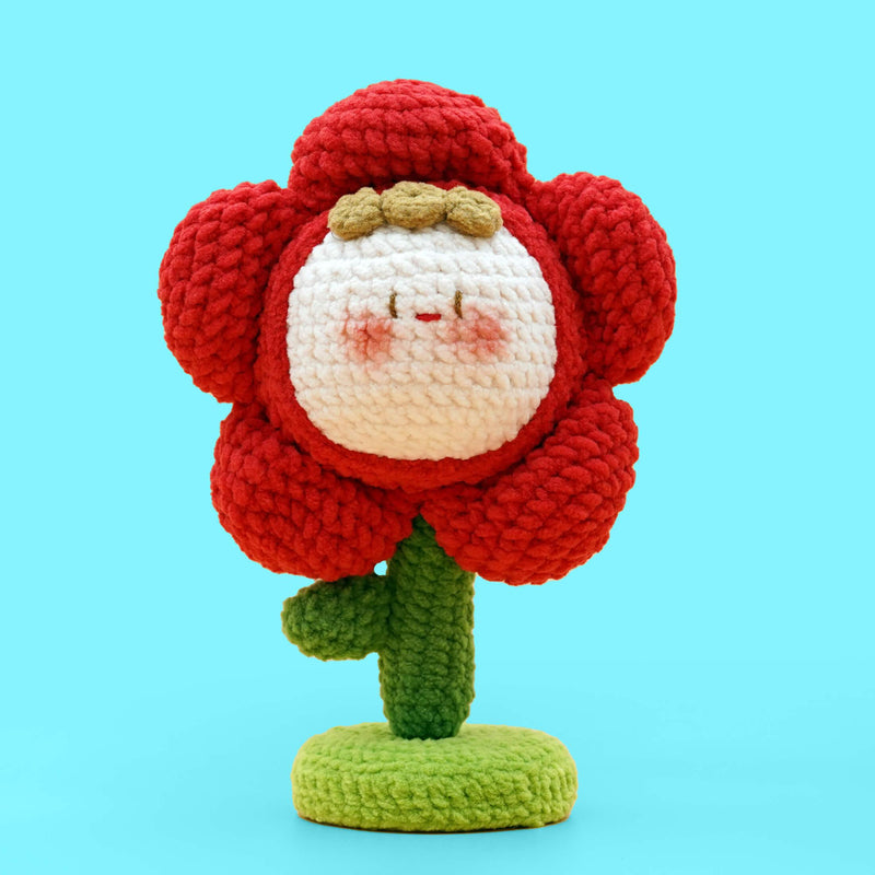 Crochet Flower Amigurumi And Crochet Kit