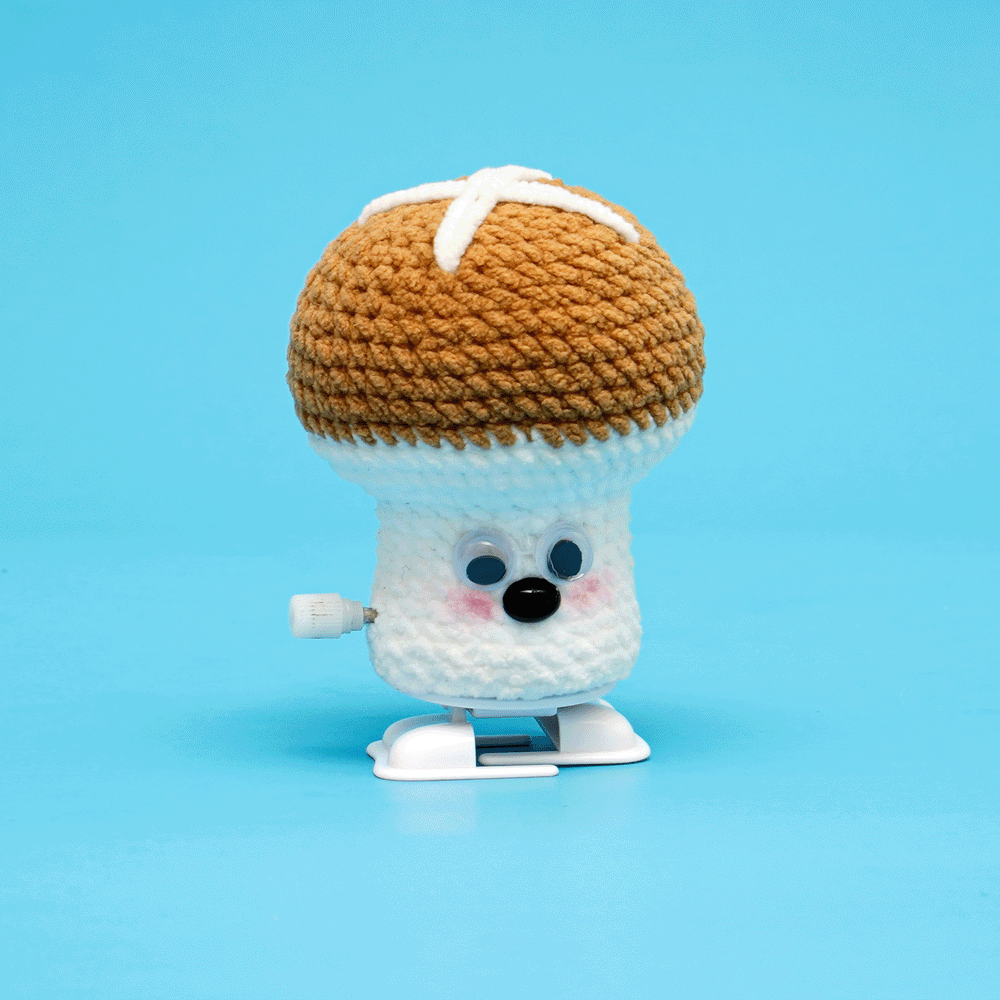 Walking Vegetable Wind Up Toy Crochet Kit for Beginners HiCrochet