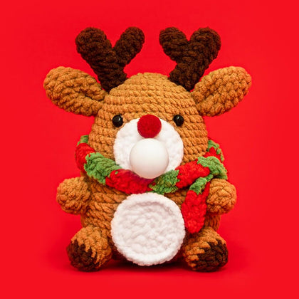 Press Bubble Animals Bubble Elk Crochet Kit - HiCrochet