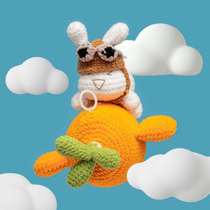 Flying Turnip Bunny Crochet Kit